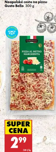 Gusto Bello Pizza al metro margherita