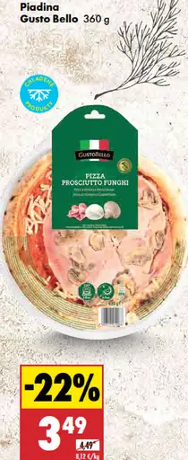 Gusto Bello Pizza šunka a šampiňóny