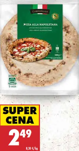 Gusto Bello Neapolské cesto na pizzu