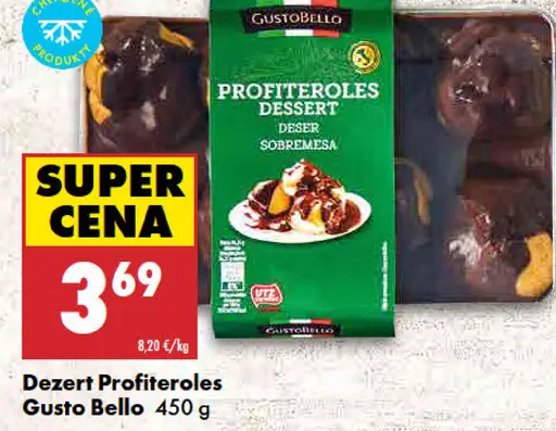 Gusto Bello Dezert Profiteroles
