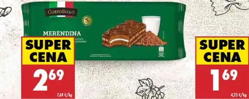 Gusto Bello Piškótové rezy Merendina