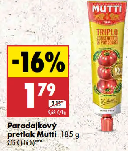 Mutti Paradajkový pretlak