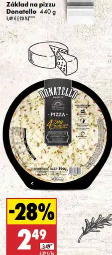 Donatello Základ na pizzu