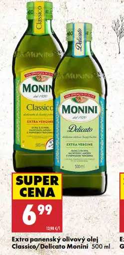 Monini Delicato extra panenský olivový olej