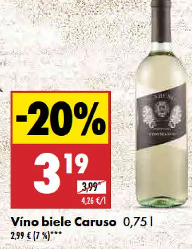 Vino biele Caruso