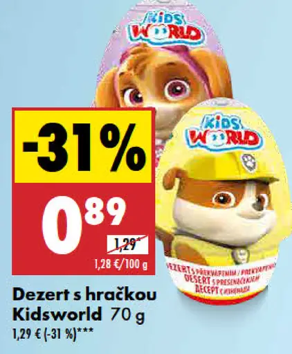 Kidsworld Dezert s hračkou