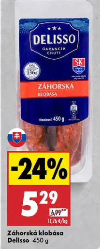 Delisso Záhorská klobása