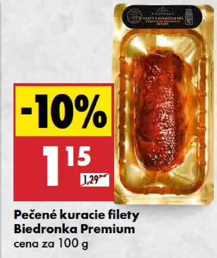 Pečené kuracie filety Biedronka Premium