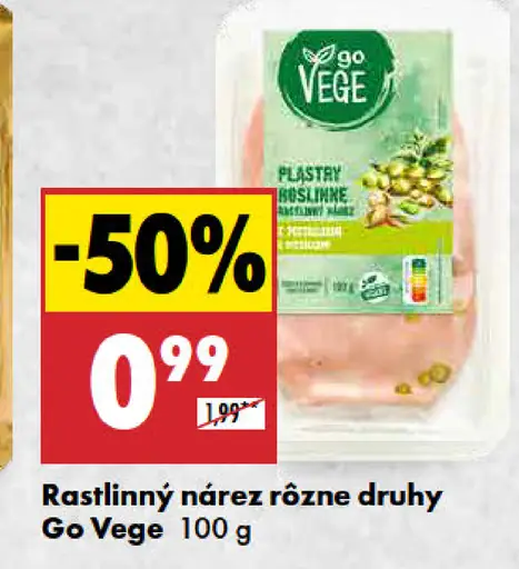 Go Vege Rastlinný nárez