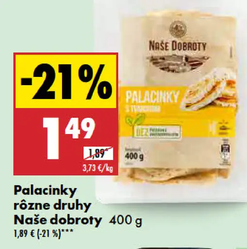 Naše dobroty Palacinky