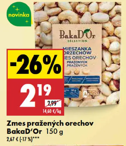 BakaD'Or Zmes pražených orechov