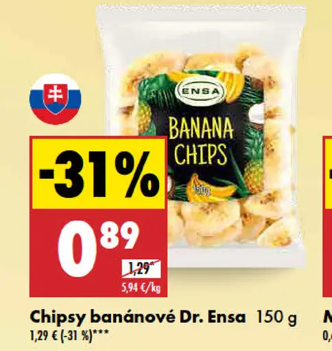 Dr. Ensa Chipsy banánové
