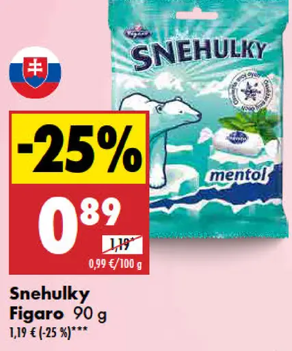 Figaro Snehulky Mentol