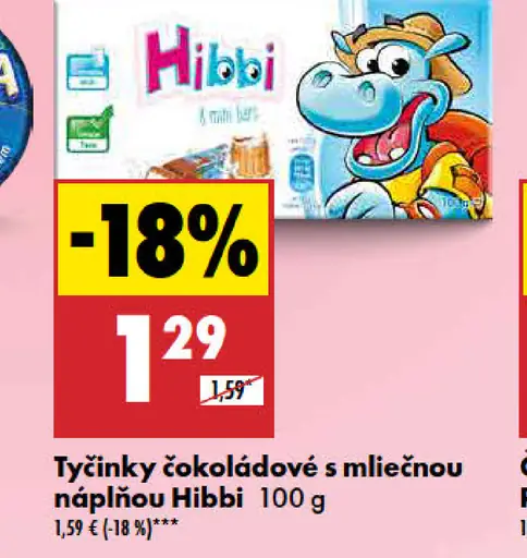 Tyčinky čokoládové s mliečnou náplňou