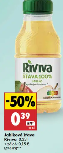 Jablková šťava Riviva