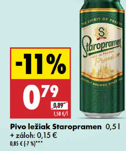 Staropramen plechovka