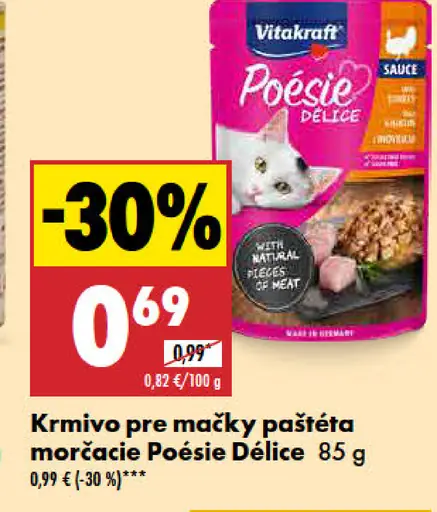 Vitakraft morčacie paštéta Poésie Délice