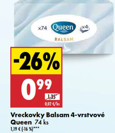 Queen Vreckovky Balsam 4-vrstvové