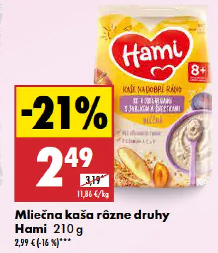 Hami Mliečna kaša
