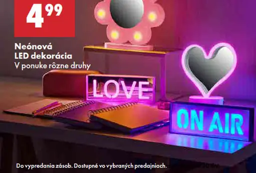 Neónová LED dekorácia