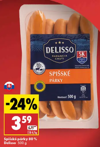 Delisso Spišské párky