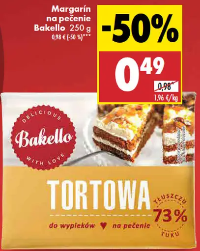 Bakello Tortowa margarin