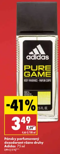 Adidas pánsky parfúmovaný dezodorant