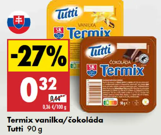 Tutti Termix vanilka/čokoláda