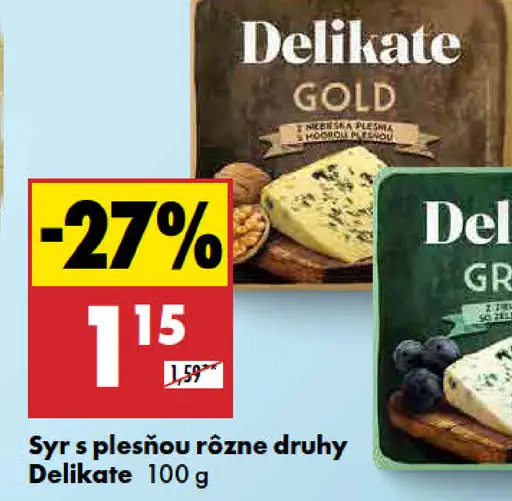 Delikate Syr s plesňou