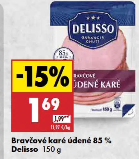 Delisso Bravčové karé údené 85 %