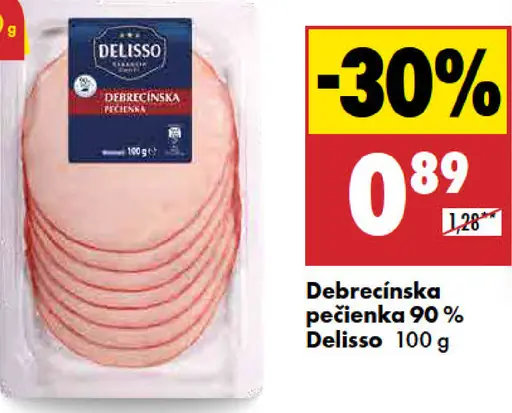 Debrecínska pečienka 90 % Delisso
