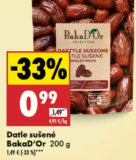 BakaD'Or datle sušené