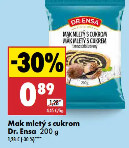 Dr. Ensa Mletý mak s cukrom