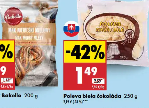 Poleva biela čokoláda