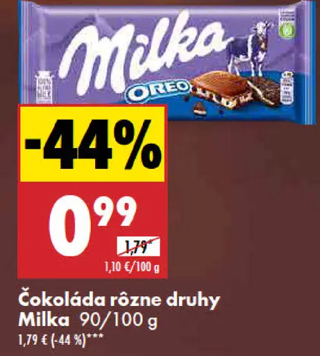 Milka Mliečna čokoláda