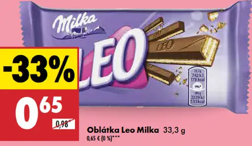 Milka Oblátka Leo