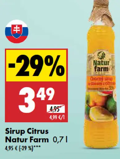Natur Farm Sirup Citrus
