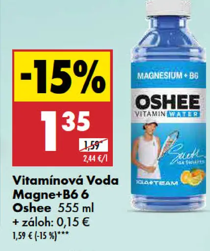 Oshee Vitaminová Voda Magnet+B6
