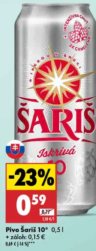 Šariš Iskrivá plechovka