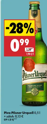 Pilsner Urquell pivo