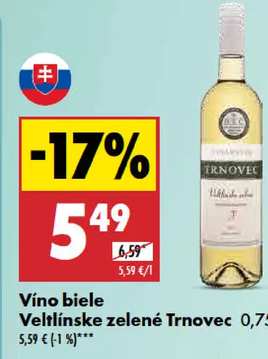 Trnovec Veltlínske zelené