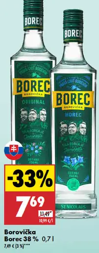Borovička Borec