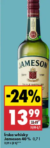 Jameson írská whisky