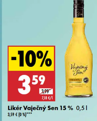 Likér Vaječný Sen