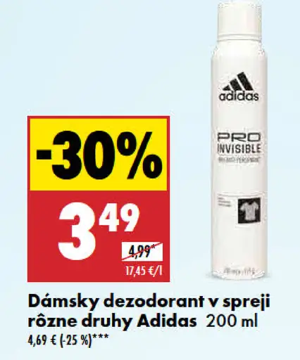 Adidas Dámsky dezodorant v spreji