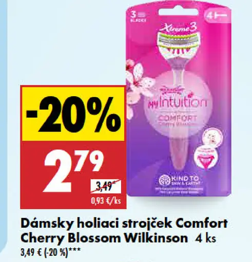 Wilkinson dámsky holiaci strojček Comfort Cherry Blossom