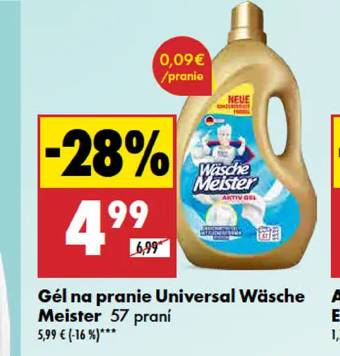 Universal Wäsche Meister Gél na pranie