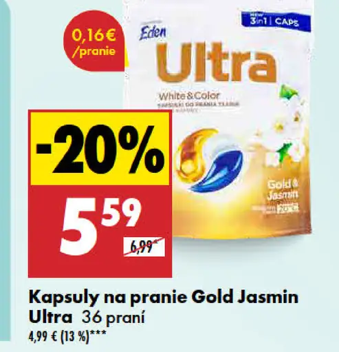Ultra Kapsuly na pranie Gold Jasmin