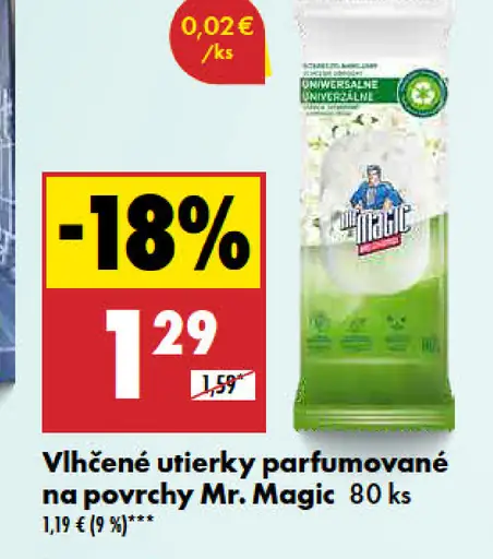 Mr. Magic vlhčené utierky parfumované