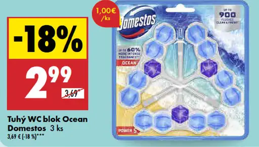 Domestos Tuhý WC blok ocean